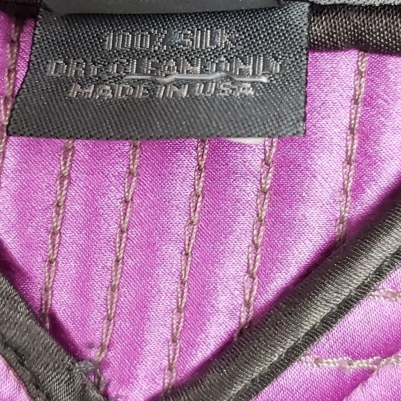 Proenza Schouler 100% silk palm tree print evening Jacket size 4 - Picture 8 of 10